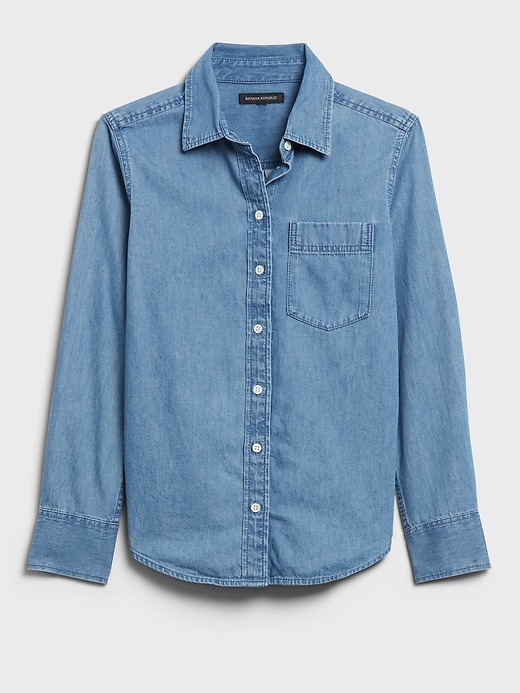 Image number 4 showing, Classic-Fit Denim Shirt