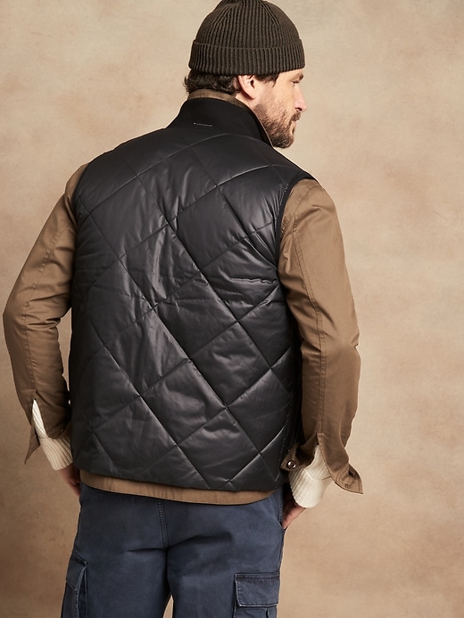 Image number 2 showing, Reversible Quilted Puffer Vest