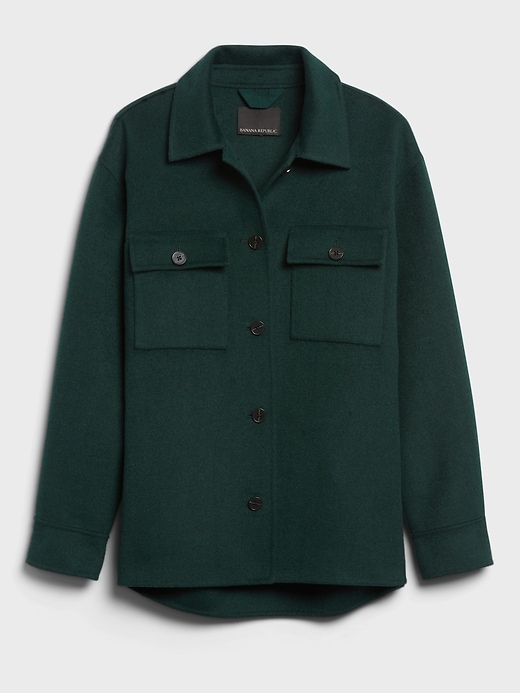 Double-Faced Shirt Jacket | Banana Republic