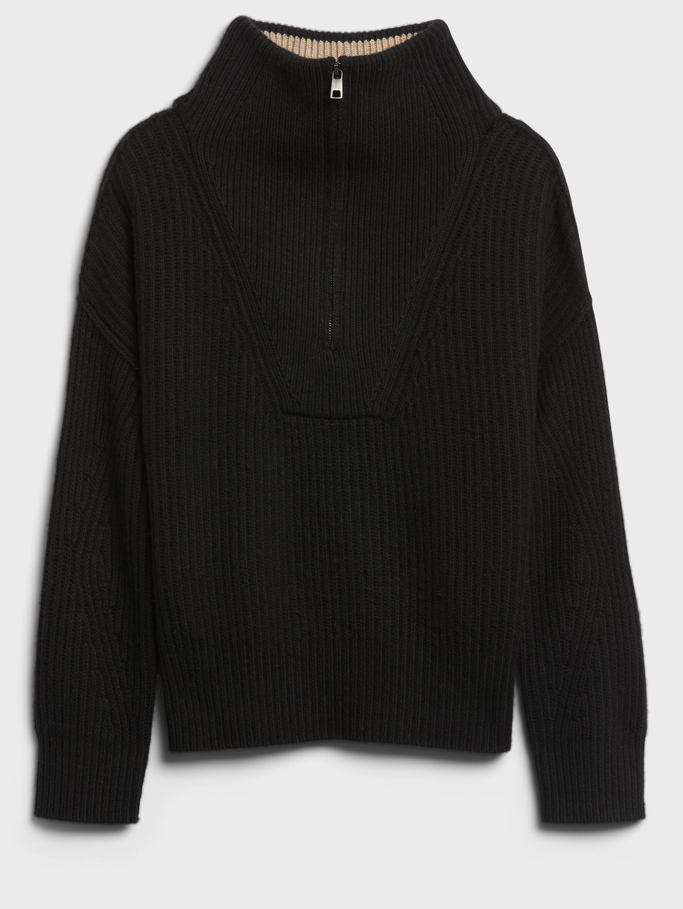 Oversized Half-Zip Sweater | Banana Republic