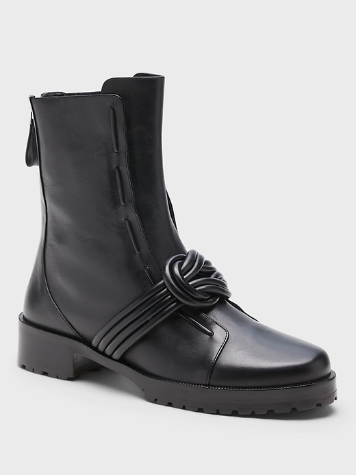 Banana Republic Alexandre Birman &#124 Vicky Leather Biker Boot. 1