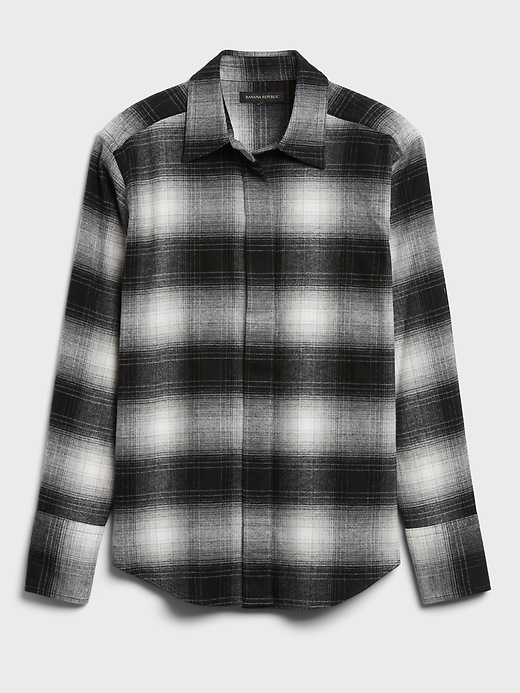 Image number 4 showing, Classic-Fit Organic Flannel Shirt