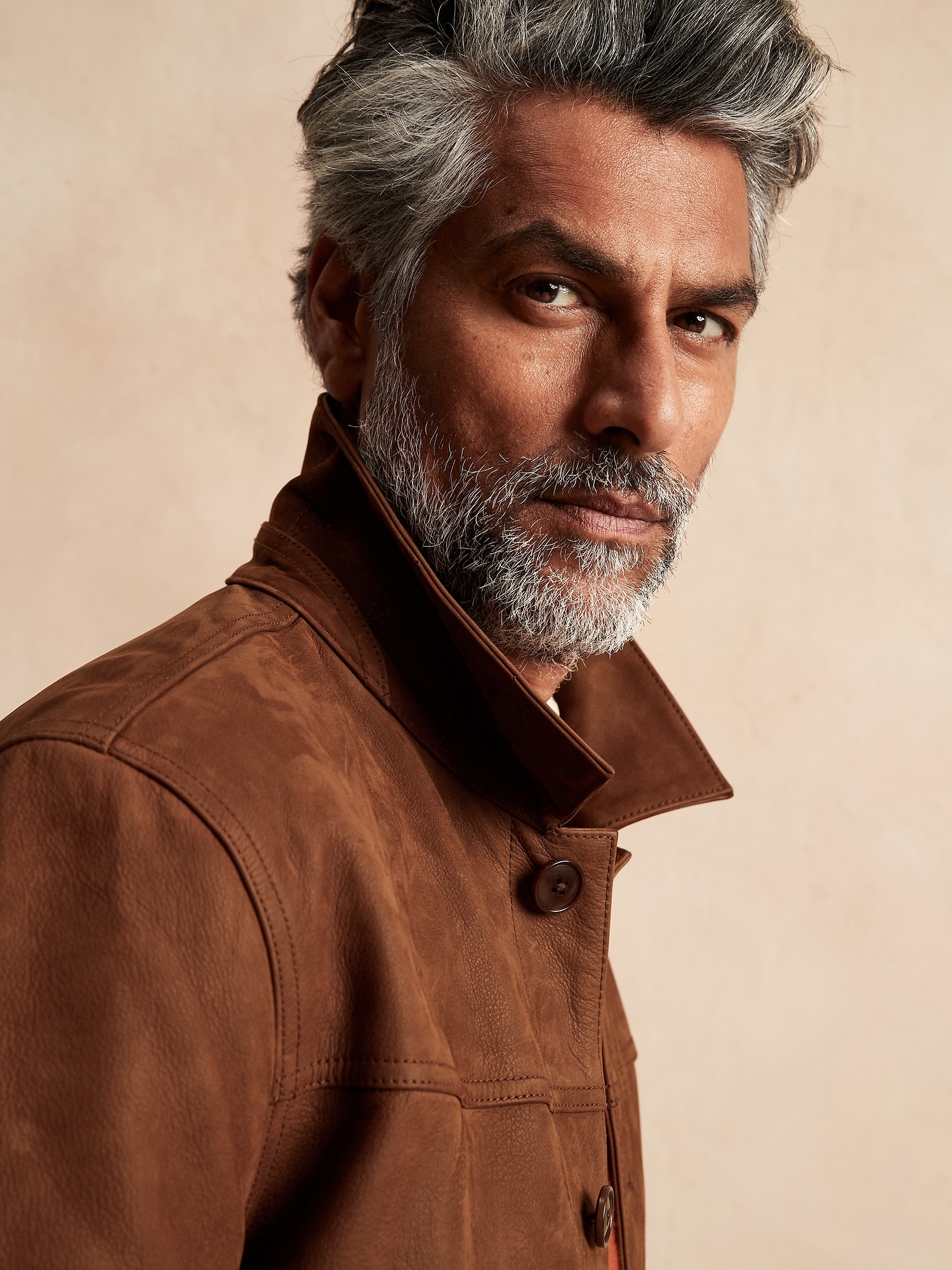 Heritage Leather Rancher Jacket | Banana Republic