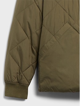 Reversible Quilted Bomber Jacket | Banana Republic