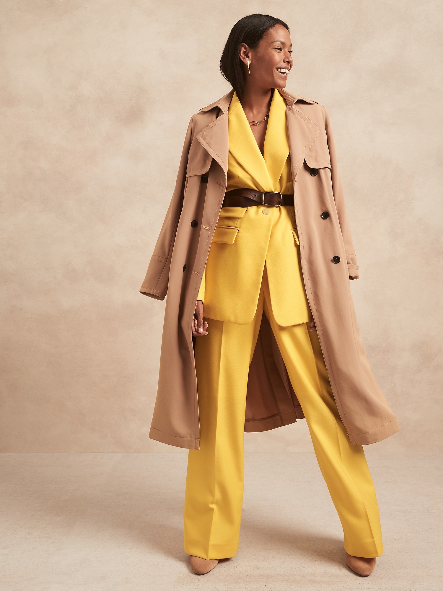Petite Sculpted-Fit Italian Wool Blazer