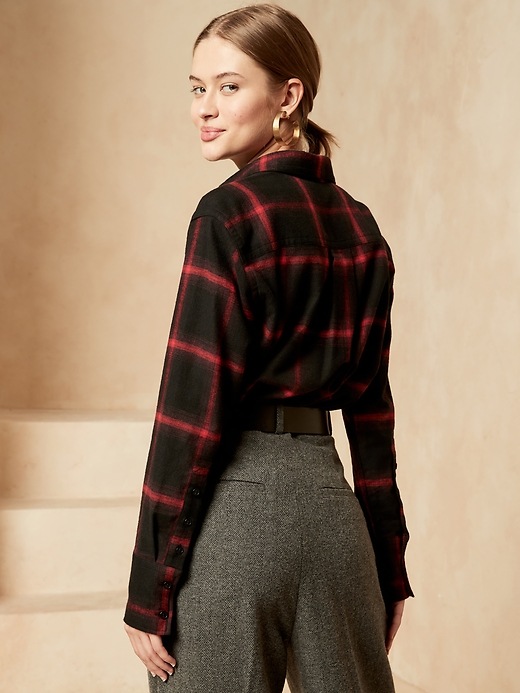 Image number 5 showing, Classic-Fit Organic Flannel Shirt