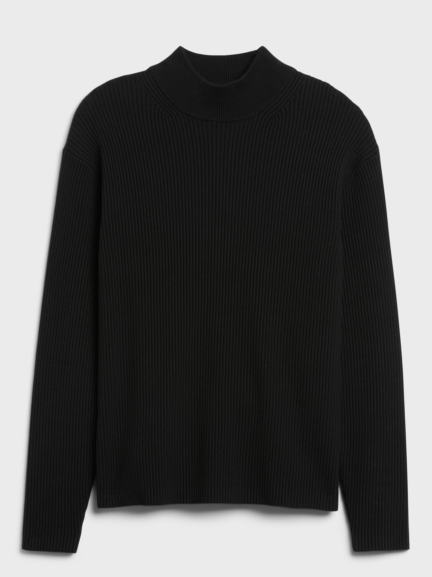 Image number 4 showing, Organic Cotton Mock-Neck Sweater