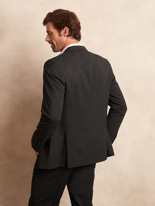 Charcoal Wool Zip Jacket | Banana Republic