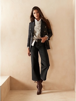 banana republic wide leg crop