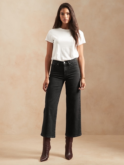 Image number 2 showing, The Wide-Leg Crop Jean