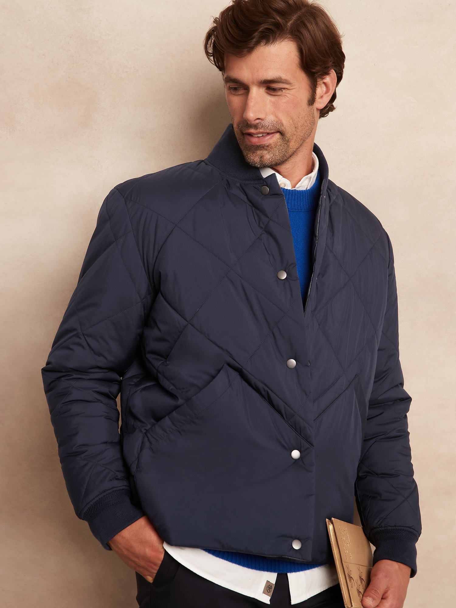 Banana Republic Reversible Quilted Bomber Jacket | Mall of America®