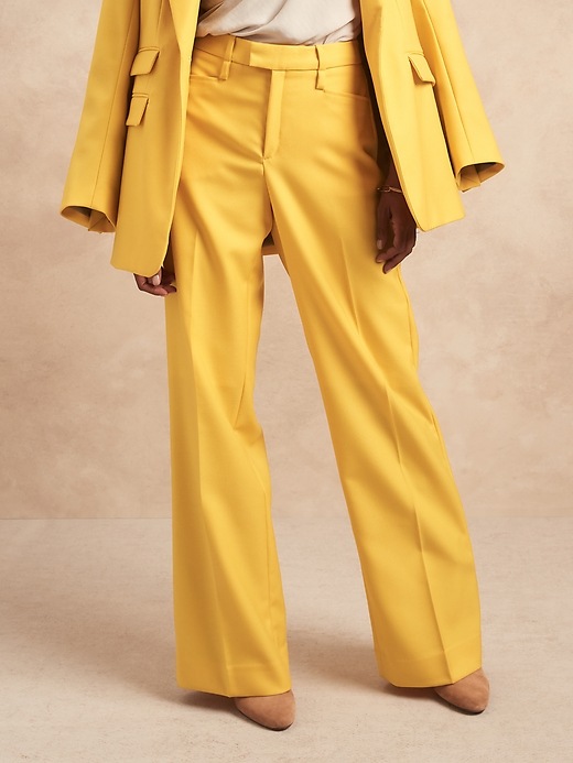 banana republic yellow pants