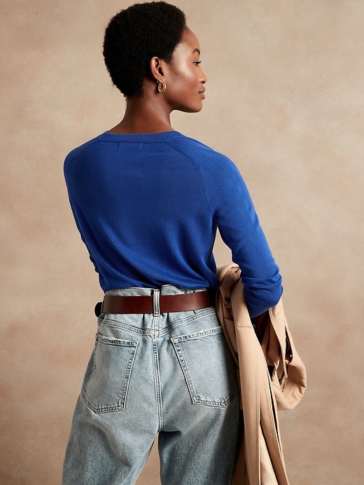 Image number 8 showing, Sweater Top with Silk