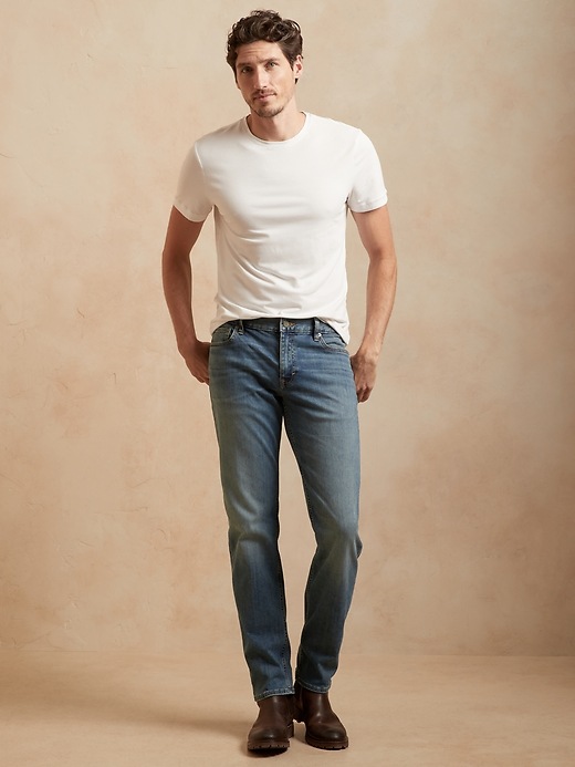 Image number 2 showing, Slim Dry Indigo® Traveler Jean
