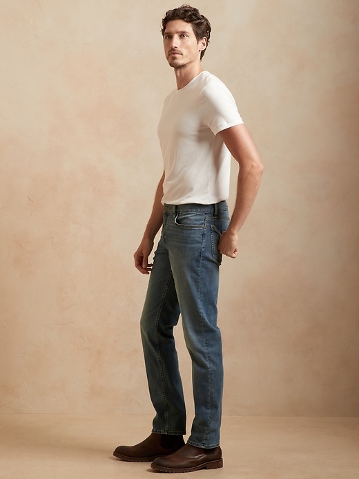 Image number 5 showing, Slim Dry Indigo® Traveler Jean