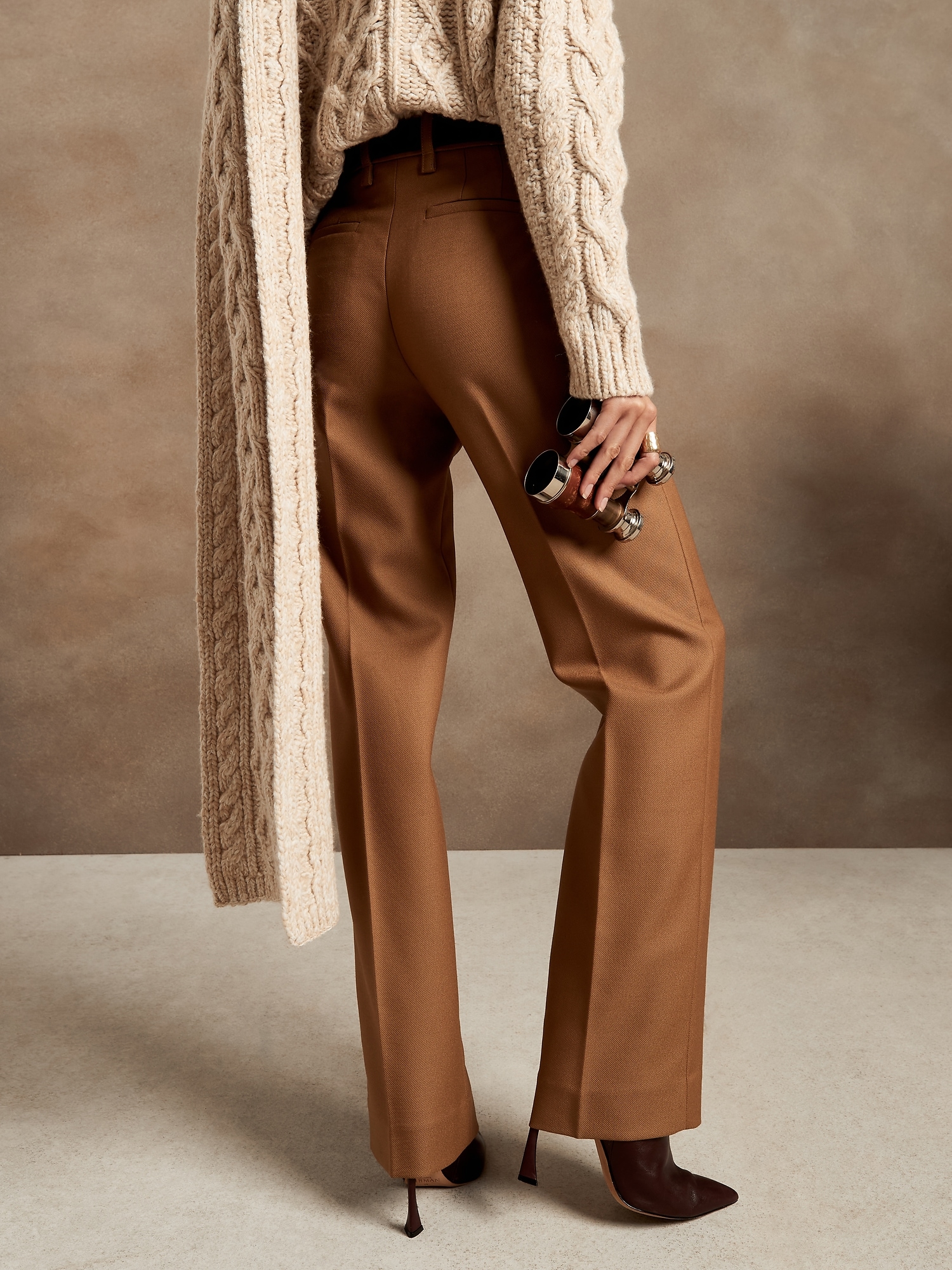 Image number 4 showing, Lido Straight Italian Wool Pant