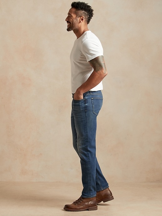 Image number 4 showing, Tapered LUXE Traveler Jean