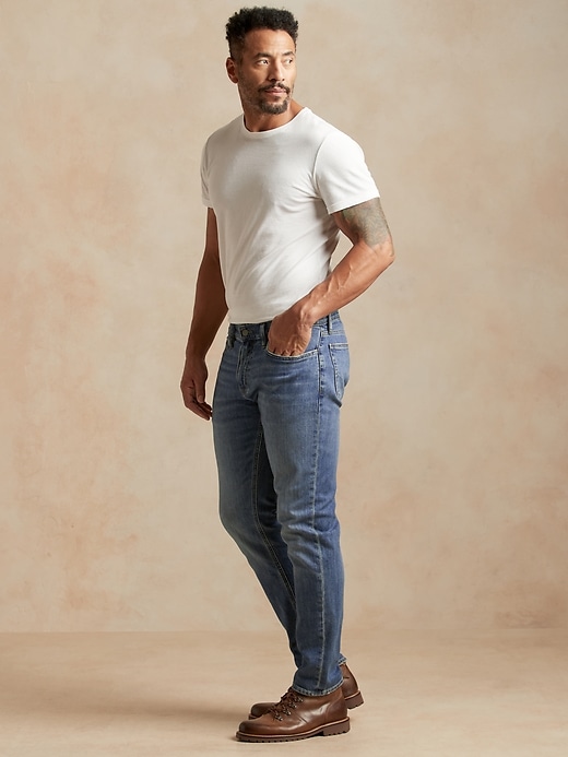 Image number 5 showing, Straight Organic Jean