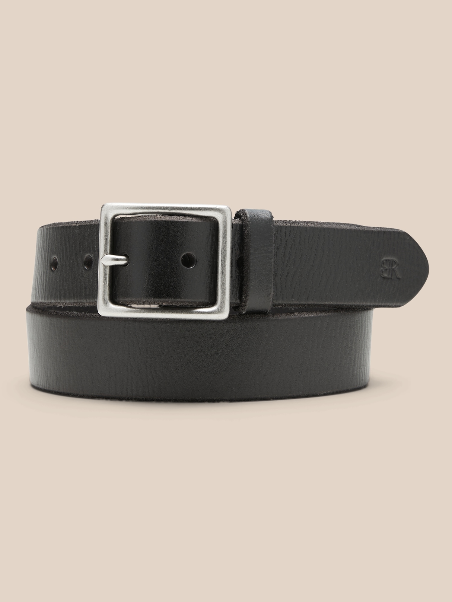 RawEdge Leather Belt Banana Republic