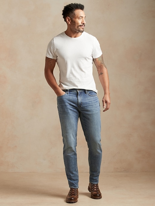 Image number 2 showing, Tapered Organic Cotton Jean