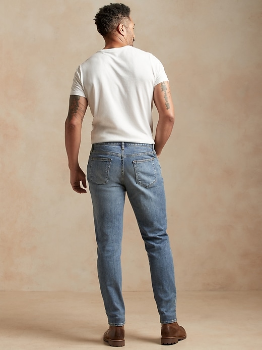 Image number 3 showing, Tapered Organic Cotton Jean
