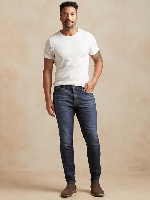 Image number 2 showing, Tapered Organic Jean