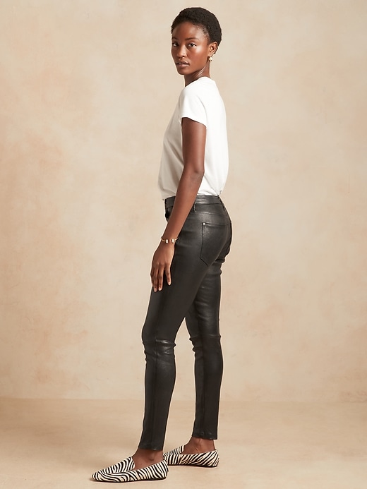 Image number 4 showing, The Skinny Leather Pant