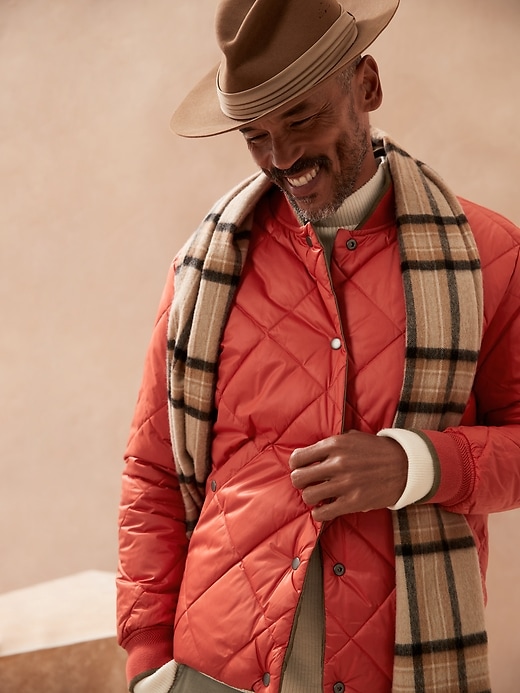 Reversible Quilted Bomber Jacket | Banana Republic