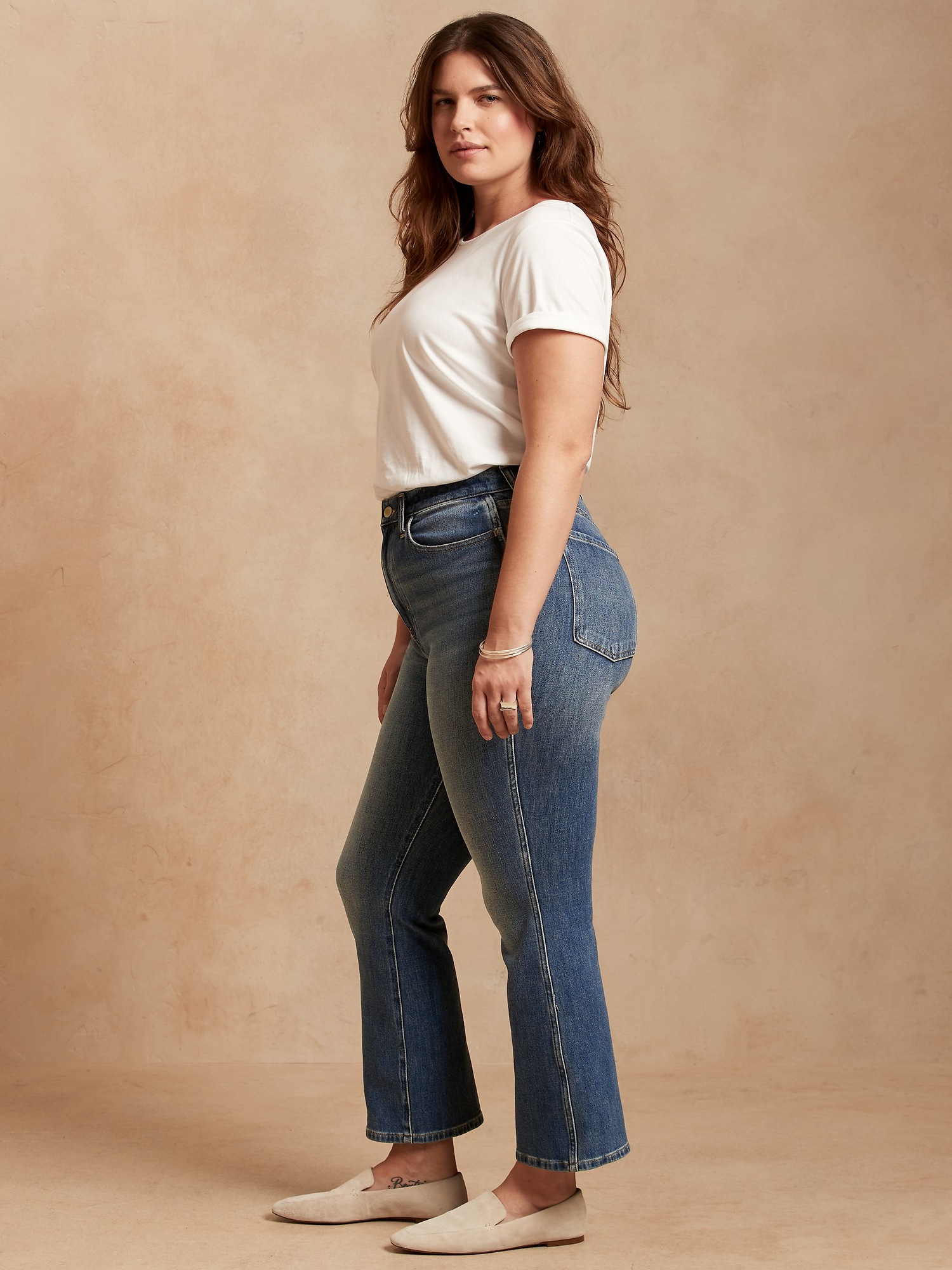The Crop-Boot Jean