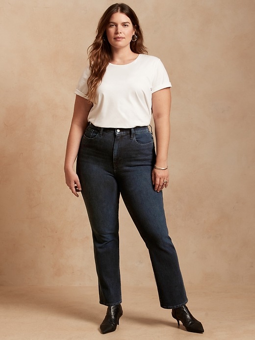 Image number 5 showing, The Crop-Boot Jean