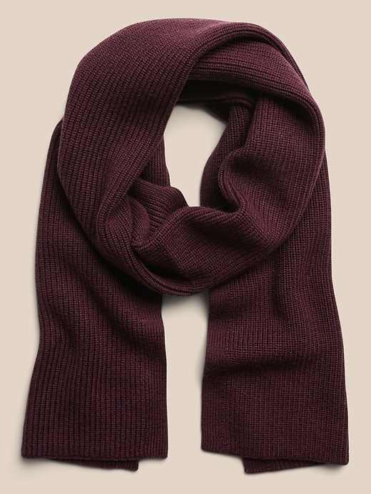 Banana Republic Ribbed Merino Scarf. 1