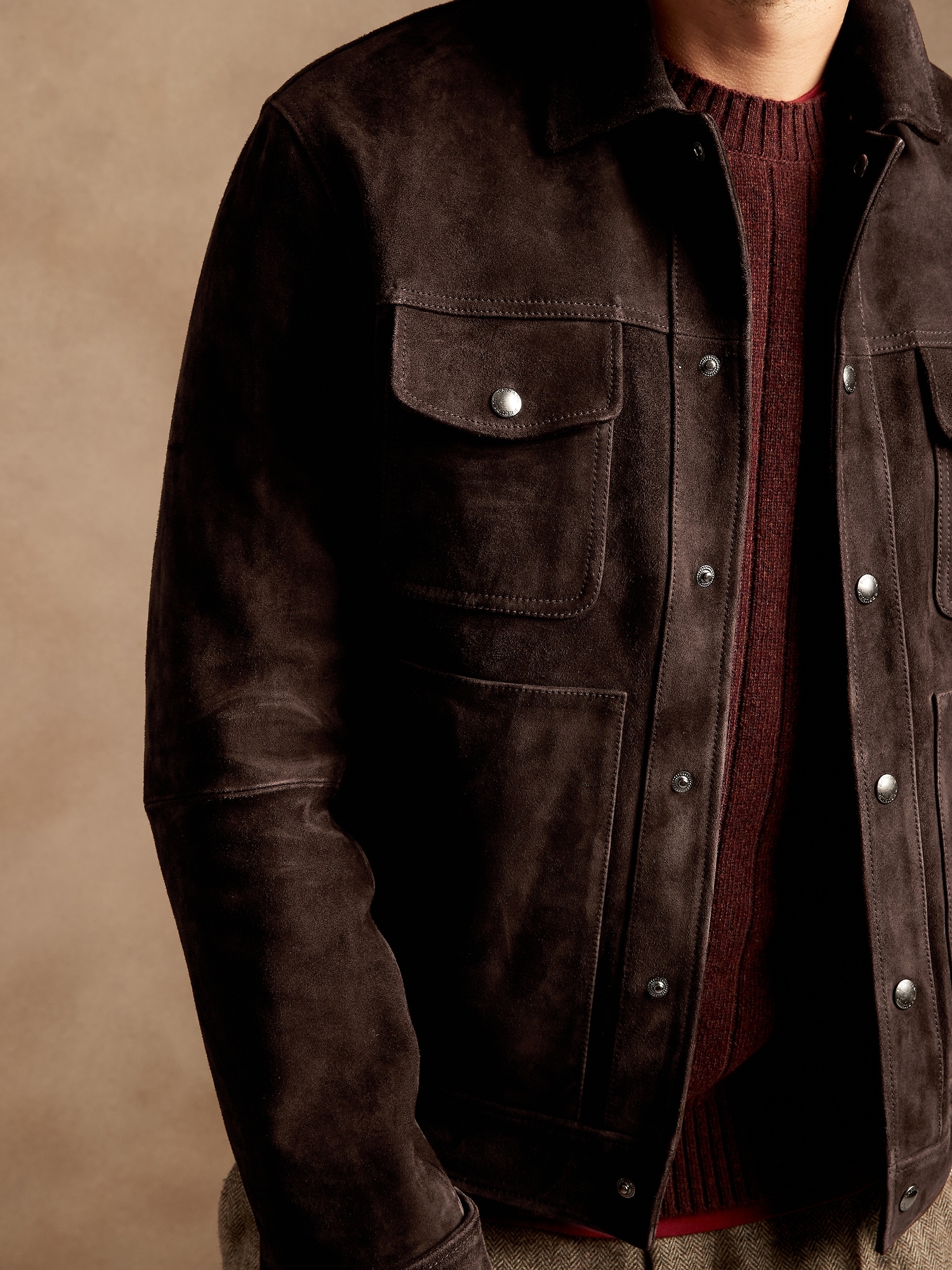 即出荷可能 ''BANANA REPUBLIC''Suede Jacket Leather レザージャケット