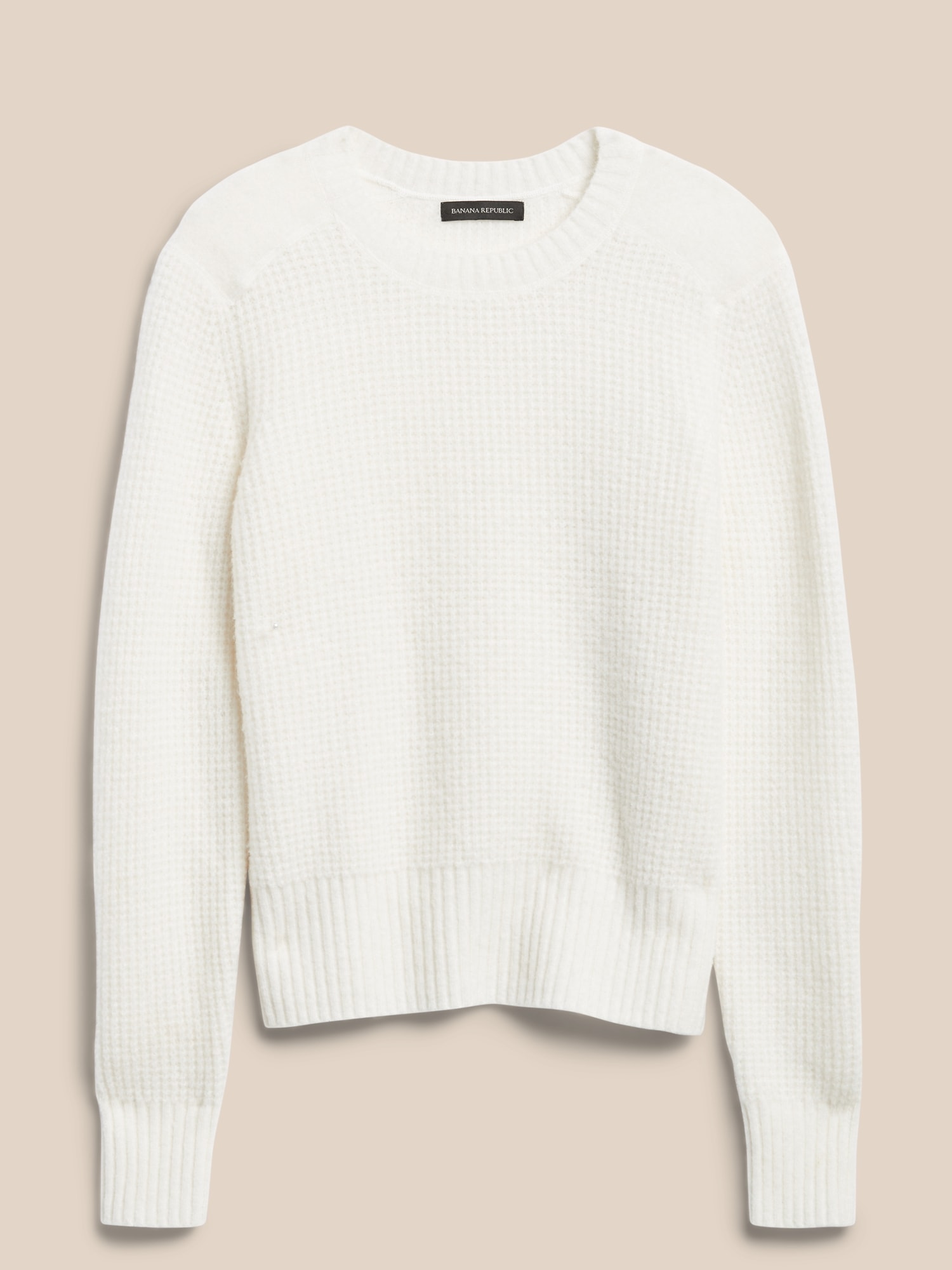 Aire Waffle-Knit Sweater | Banana Republic