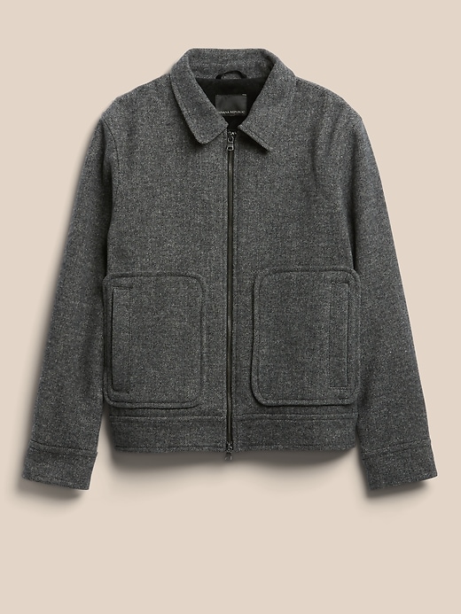 Image number 4 showing, Recycled Wool Blend Short Jacket