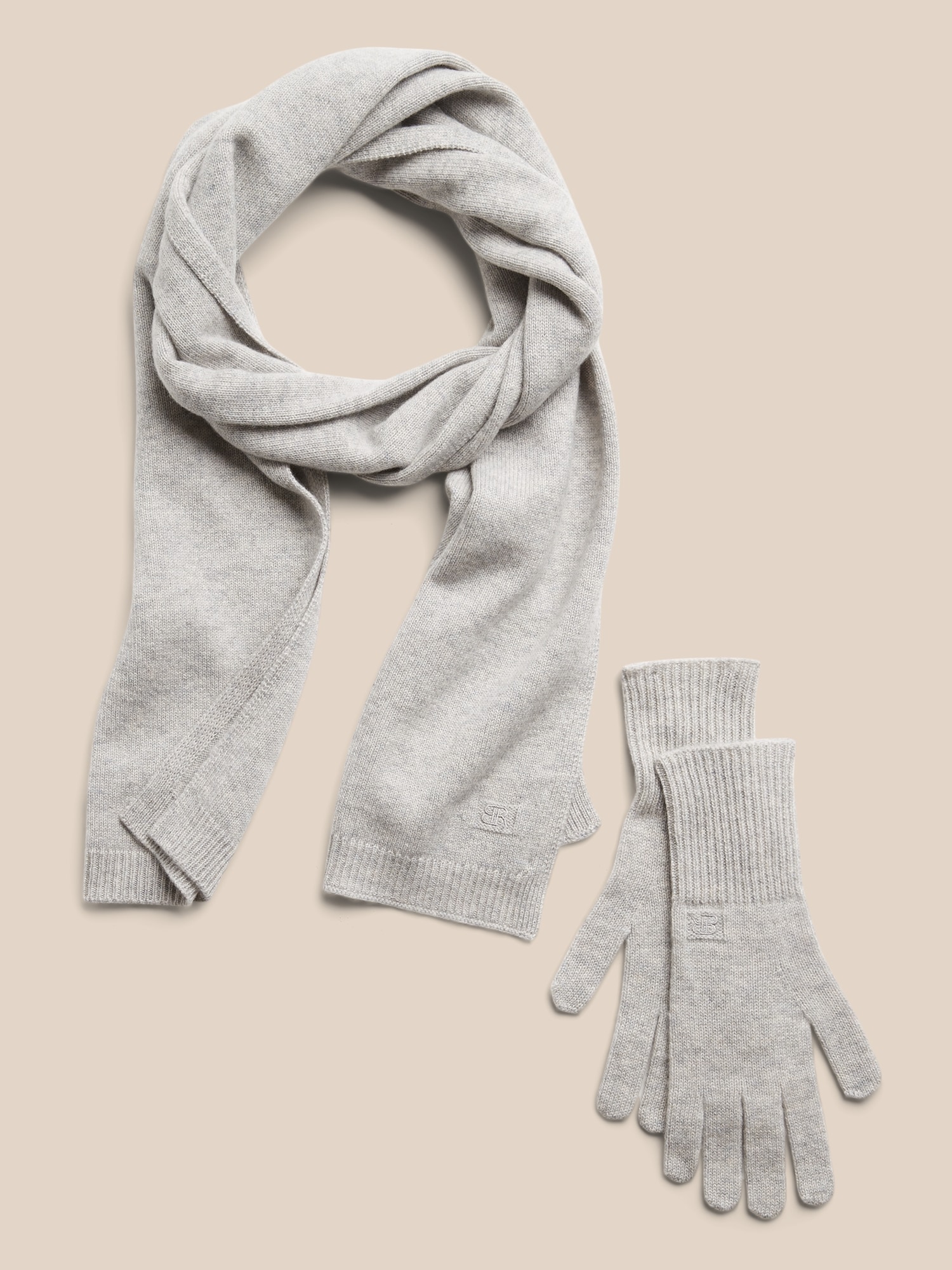 Cashmere Scarf & Glove Set