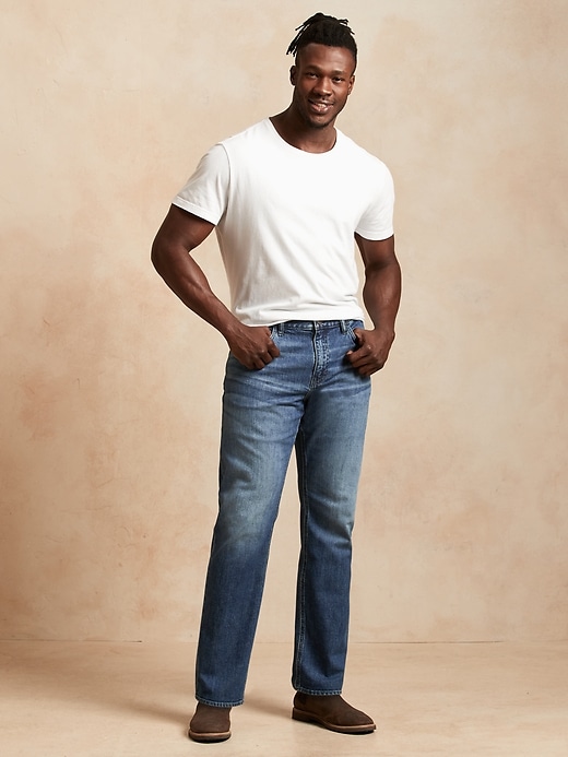 Image number 5 showing, Straight Organic Cotton Jean
