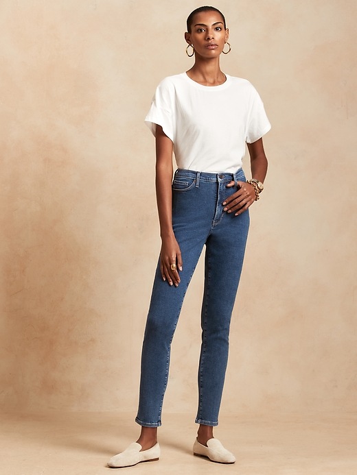 Image number 2 showing, High + Skinny Super-Stretch Jean