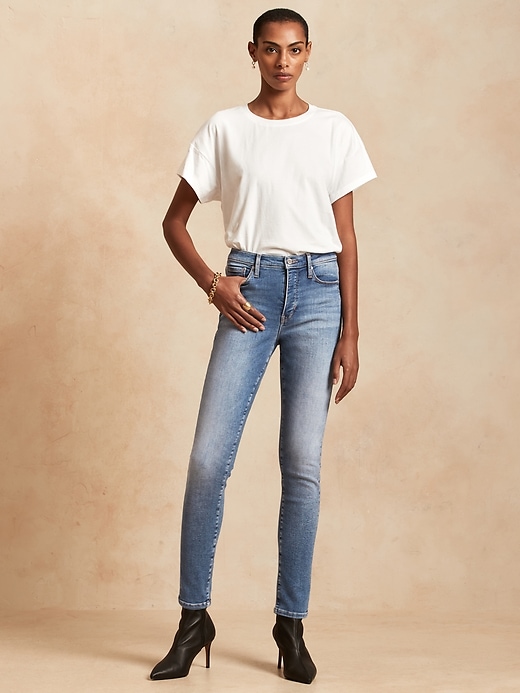 Image number 2 showing, High-Rise Skinny WATERSHED Mill Valley Denim High-Stretch Jean
