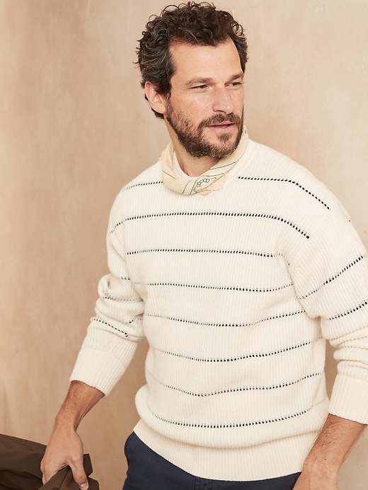 Image number 1 showing, Renzo Mariner Stripe Sweater