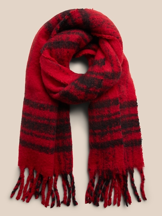 Banana Republic Oversized Fuzzy Scarf. 1