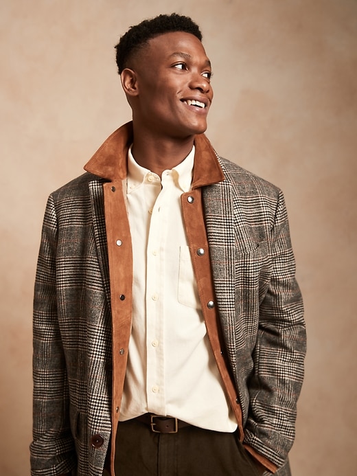 Image number 1 showing, Untucked Standard-Fit Flannel Shirt