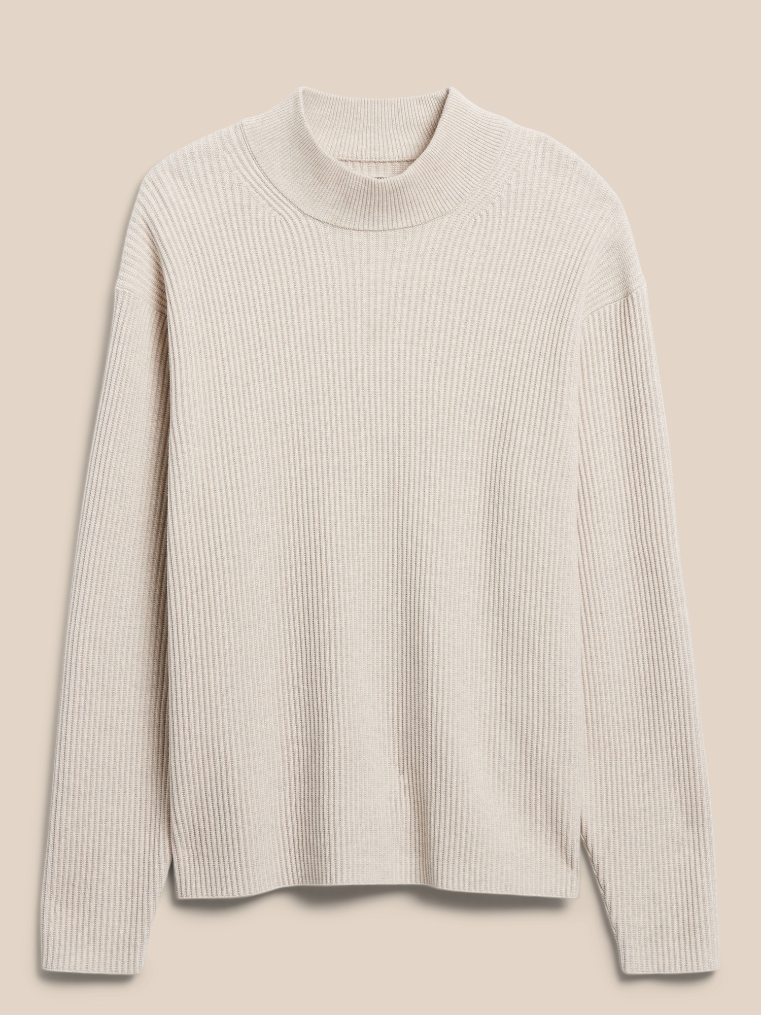 Organic Cotton Mock-Neck Sweater | Banana Republic