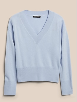 Maggia Cashmere V-Neck Sweater | Banana Republic