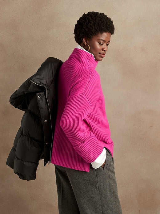 Image number 2 showing, Heritage Oversized Merino-Cashmere Sweater