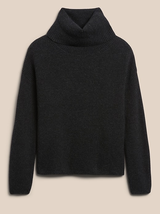 Image number 7 showing, Italian Wool-Cashmere Blend Turtleneck Sweater