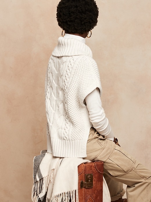 Image number 2 showing, Cable-Knit Sweater Vest