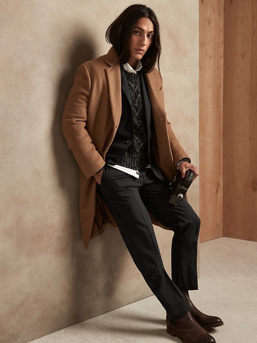 Standard Italian Wool Suit Jacket Banana Republic