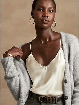Alpaca-Blend Long Cardigan Sweater | Banana Republic