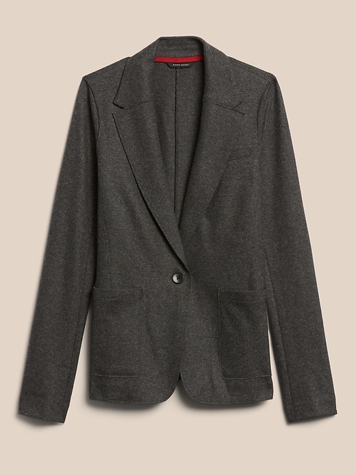 Image number 4 showing, Unstructured Italian Wool-Blend Blazer
