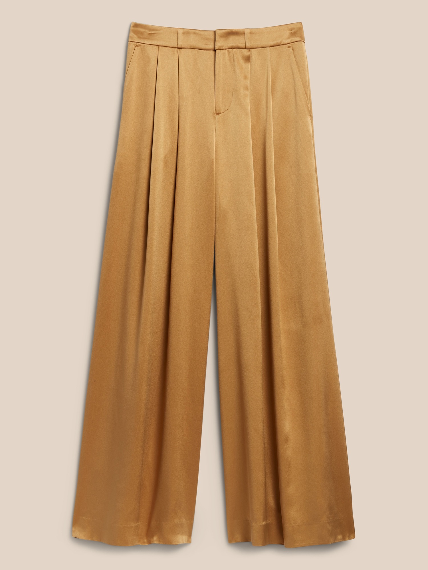 wide leg pants yellow